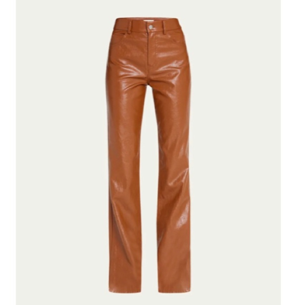 A.L.C. Freddie Faux Leather Pants | Cognac NWT